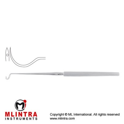 Hurd Ligature Needle Sharp For Right Hand Stainless Steel, 20.5 cm - 8"